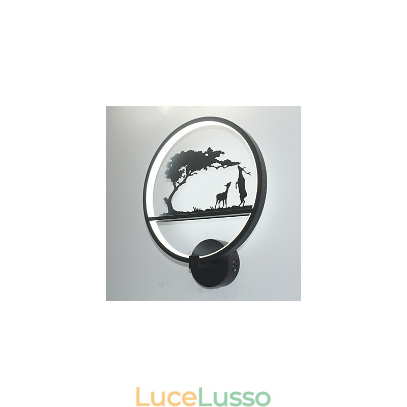 Lampada da parete in materiale di alluminio con illuminazione innovativa Lampada da parete moderna e semplice Illuminazione artistica per corridoio Illuminazione commerciale da comodino