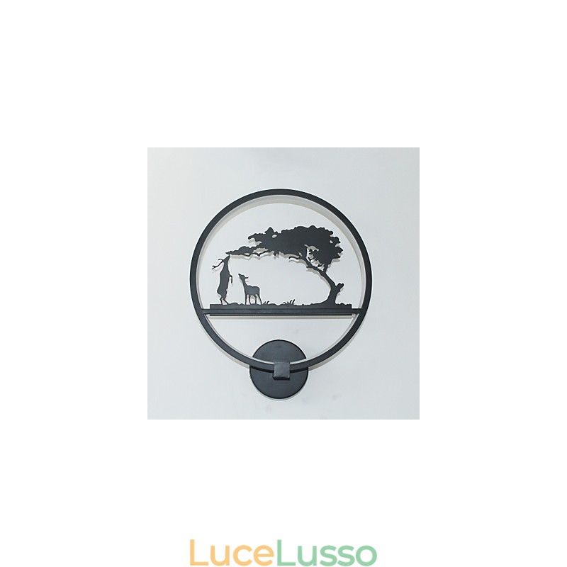 Lampada da parete in materiale di alluminio con illuminazione innovativa Lampada da parete moderna e semplice Illuminazione artistica per corridoio Illuminazione commerciale da comodino