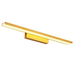 Lampada da specchio Luci da bagno Materiali in alluminio e luci da parete in acrilico Illuminazione per il trucco