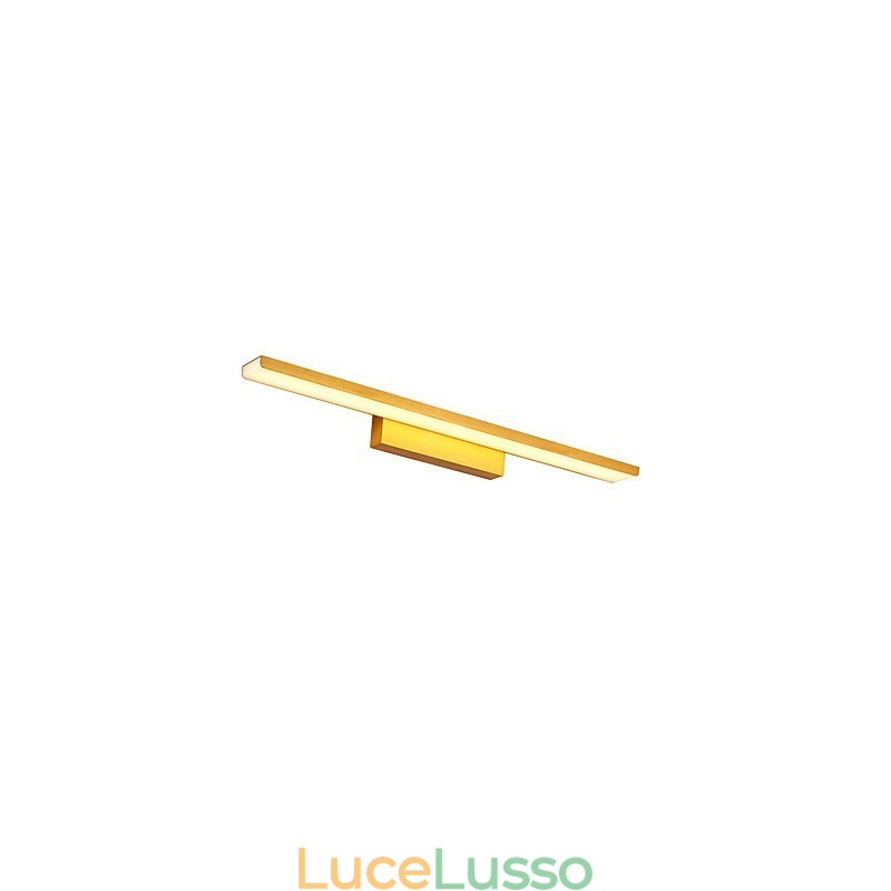 Lampada da specchio Luci da bagno Materiali in alluminio e luci da parete in acrilico Illuminazione per il trucco