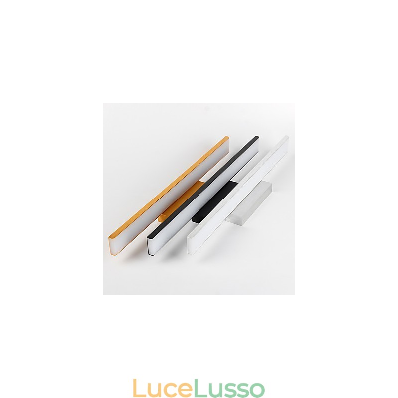 Lampada da specchio Luci da bagno Materiali in alluminio e luci da parete in acrilico Illuminazione per il trucco