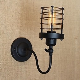 Applique da parete con luce ambientale in stile mini, caratteristica della pittura country vintage