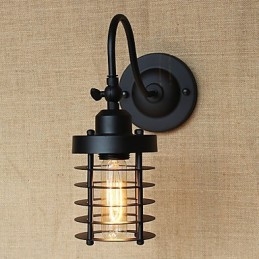 Applique da parete con luce ambientale in stile mini, caratteristica della pittura country vintage