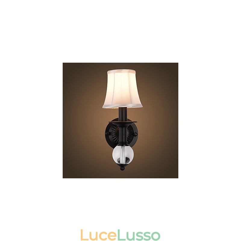 Applique da parete rustiche con luce ambientale, semplice e vintage, con pittura caratteristica