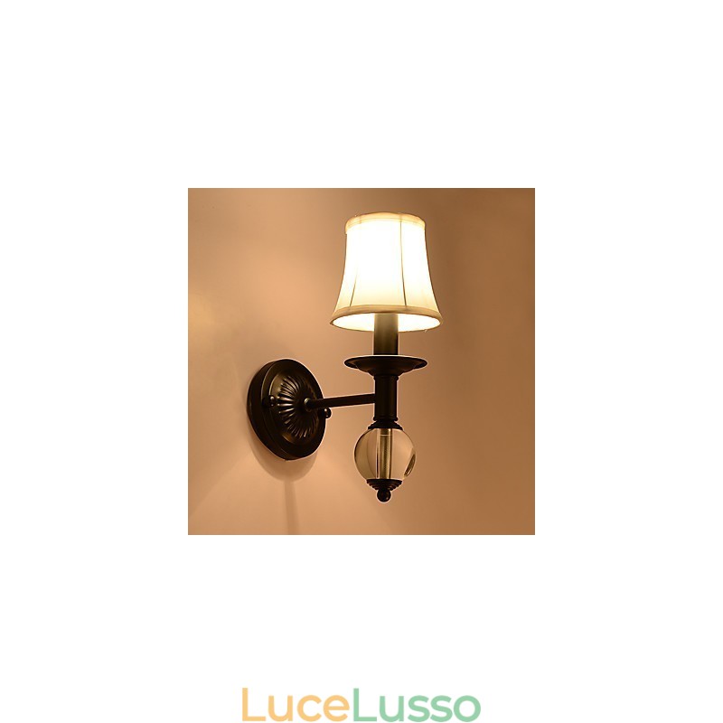 Applique da parete rustiche con luce ambientale, semplice e vintage, con pittura caratteristica