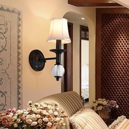 Applique da parete rustiche con luce ambientale, semplice e vintage, con pittura caratteristica