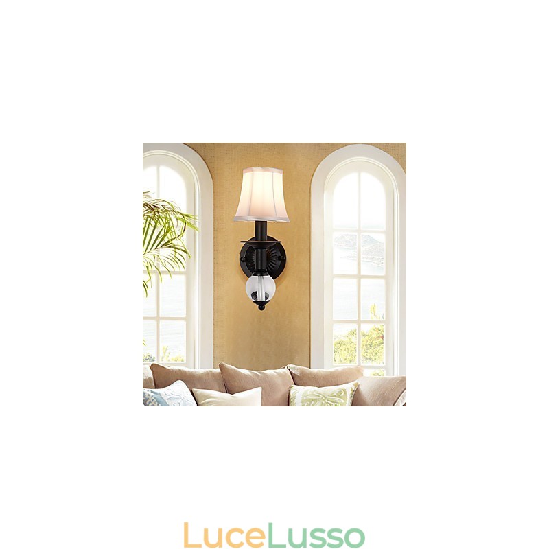 Applique da parete rustiche con luce ambientale, semplice e vintage, con pittura caratteristica