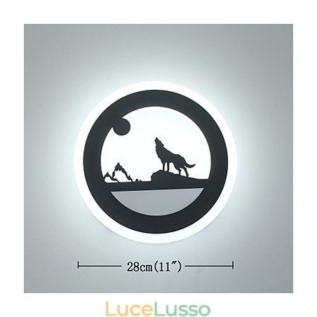 Lampada da parete per camera da letto, luci per scale, personalità creativa delle lampade da comodino minimaliste moderne