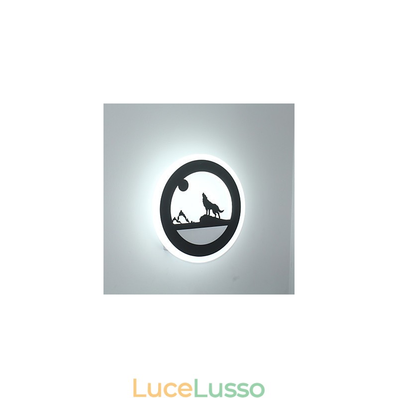 Lampada da parete per camera da letto, luci per scale, personalità creativa delle lampade da comodino minimaliste moderne