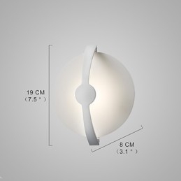 Lampada da parete in ferro battuto Lodge Semplice Country Moderno Contemporaneo Dipinto Caratteristica per Mini Stile Luce Ambientale