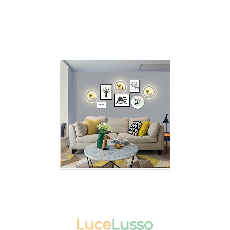 Lampada da parete per soggiorno Lampada da parete minimalista moderna Creatività Lampada da parete decorativa minimalista Lampada da parete per comodino da camera da letto