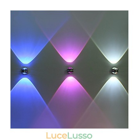 Applique da parete con luce ambientale multicolore in stile mini Applique da parete con luce ambientale multicolore in stile mini