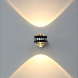 Applique da parete con luce ambientale multicolore in stile mini