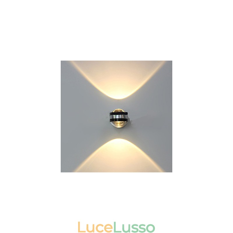 Applique da parete con luce ambientale multicolore in stile mini