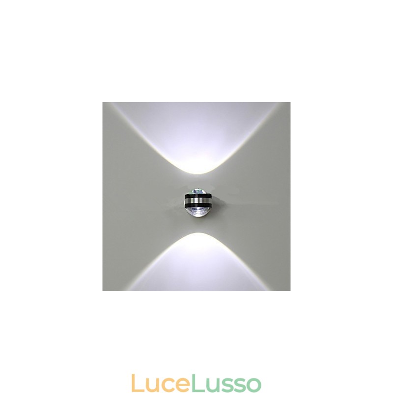 Applique da parete con luce ambientale multicolore in stile mini
