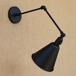 Caratteristica di verniciatura retrò del paese per le luci del braccio oscillante di protezione degli occhi in stile mini