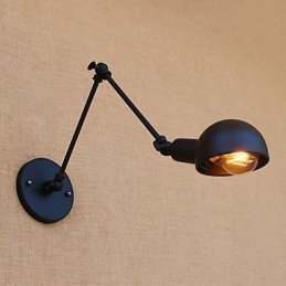 Caratteristica di verniciatura vintage per braccio oscillante in stile mini Protezione degli occhi Luce ambientale Braccio oscillante Luci da parete