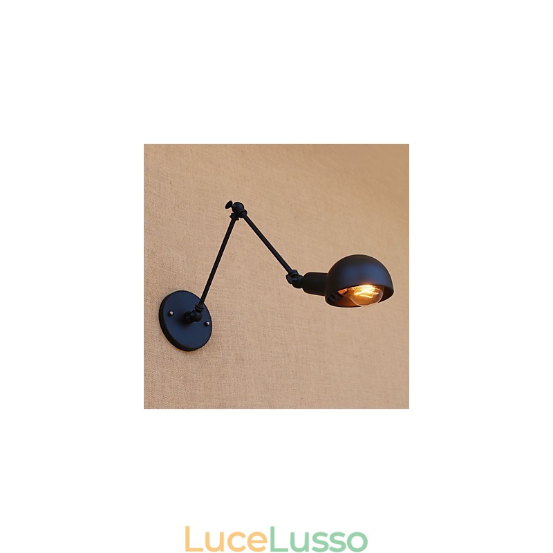 Caratteristica di verniciatura vintage per braccio oscillante in stile mini Protezione degli occhi Luce ambientale Braccio oscillante Luci da parete