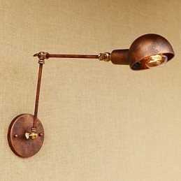 Caratteristica di verniciatura vintage per braccio oscillante in stile mini Protezione degli occhi Luce ambientale Braccio oscillante Luci da parete