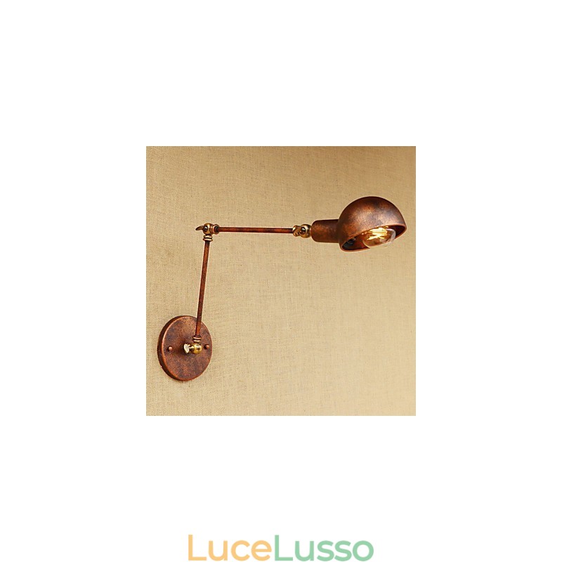 Caratteristica di verniciatura vintage per braccio oscillante in stile mini Protezione degli occhi Luce ambientale Braccio oscillante Luci da parete