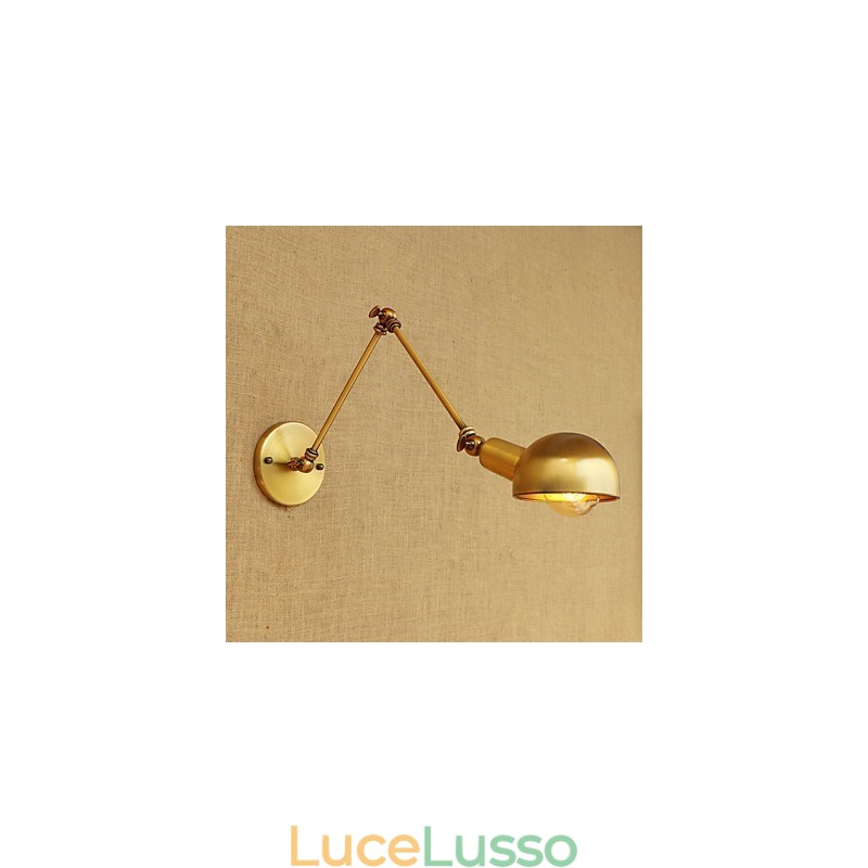 Caratteristica di verniciatura vintage per braccio oscillante in stile mini Protezione degli occhi Luce ambientale Braccio oscillante Luci da parete