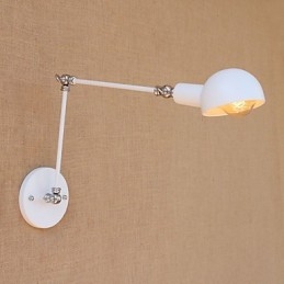 Caratteristica di verniciatura vintage per braccio oscillante in stile mini Protezione degli occhi Luce ambientale Braccio oscillante Luci da parete