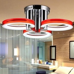 Lampadario moderno contemporaneo in metallo cromato a filo
