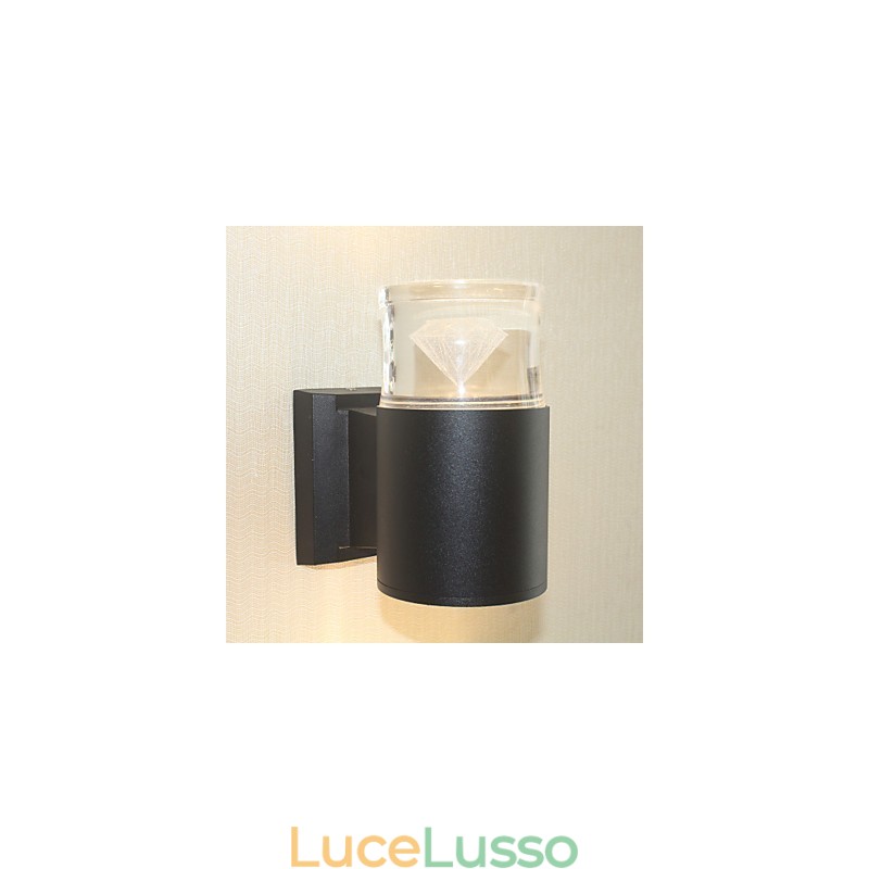 Semplice funzione integrata per applique da parete con luce ambientale