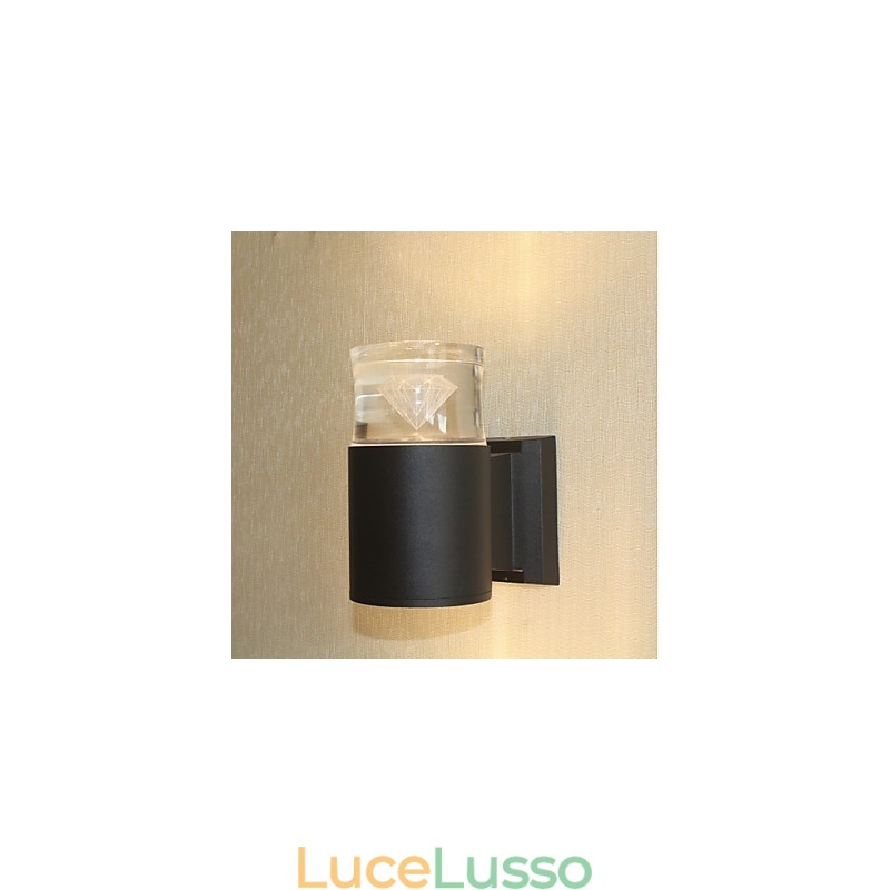 Semplice funzione integrata per applique da parete con luce ambientale