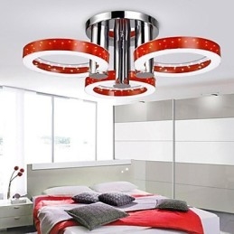 Lampadario moderno contemporaneo in metallo cromato a filo