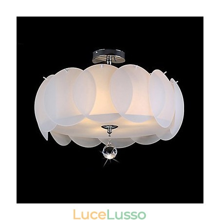 Lampadario in vetro a 3 luci, moderno, famiglia di luci a sospensione Lampadario in vetro a 3 luci, moderno, famiglia di luci a sospensione