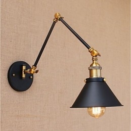 Funzione Vintage Country Galvanized per Mini Style Swing Arm Protezione degli occhi Downlight Luci per braccio oscillante