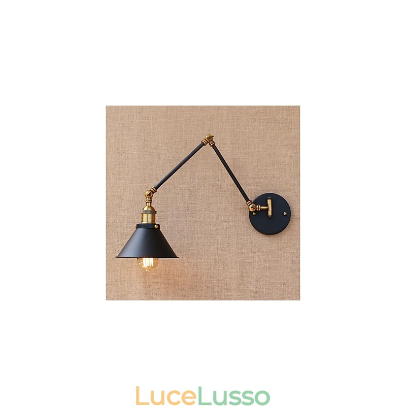 Funzione Vintage Country Galvanized per Mini Style Swing Arm Protezione degli occhi Downlight Luci per braccio oscillante