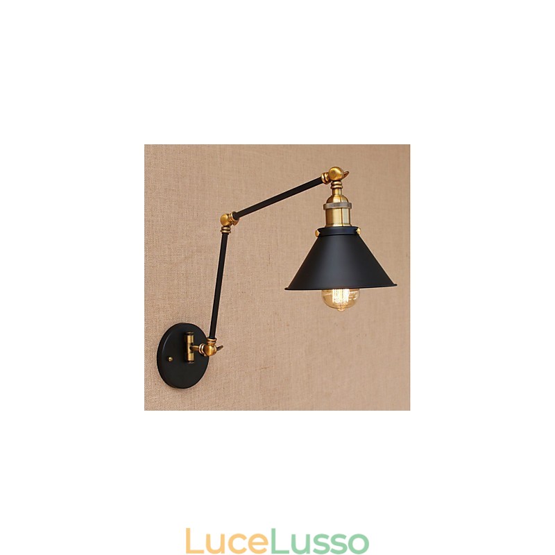 Funzione Vintage Country Galvanized per Mini Style Swing Arm Protezione degli occhi Downlight Luci per braccio oscillante
