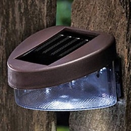 Luce solare bianca Luce da parete per percorso Paesaggio Montaggio Giardino Recinzione Luce