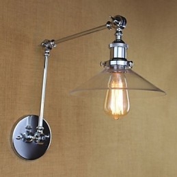 Caratteristica Vintage Country Retro Electroplate per Mini Style Swing Arm Luce Ambientale Swing