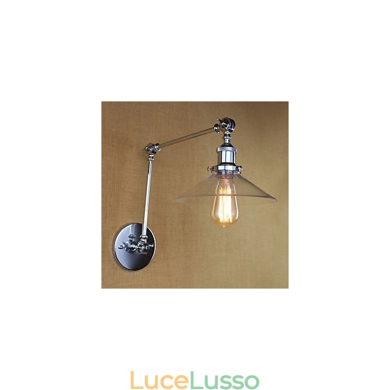 Caratteristica Vintage Country Retro Electroplate per Mini Style Swing Arm Luce Ambientale Swing