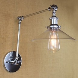 Caratteristica Vintage Country Retro Electroplate per Mini Style Swing Arm Luce Ambientale Swing