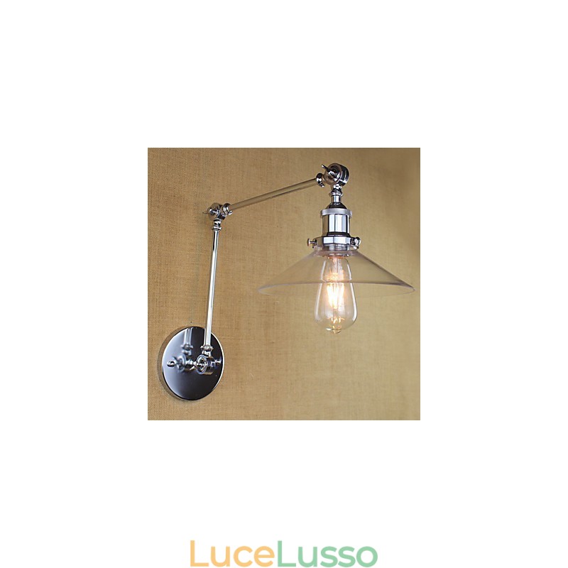 Caratteristica Vintage Country Retro Electroplate per Mini Style Swing Arm Luce Ambientale Swing
