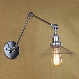 Caratteristica Vintage Country Retro Electroplate per Mini Style Swing Arm Luce Ambientale Swing