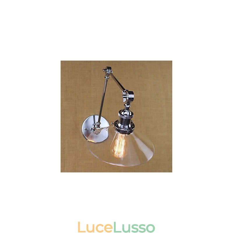 Caratteristica Vintage Country Retro Electroplate per Mini Style Swing Arm Luce Ambientale Swing