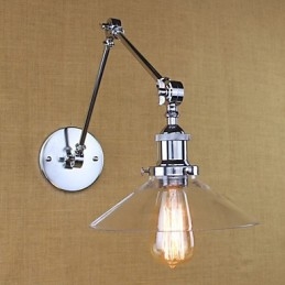 Caratteristica Vintage Country Retro Electroplate per Mini Style Swing Arm Luce Ambientale Swing