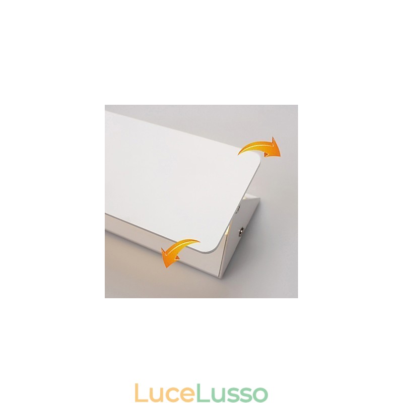 Lampada da parete moderna regolabile in alluminio per camera da letto, sala da pranzo, soggiorno, illuminazione interna, lampada da parete
