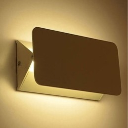 Lampada da parete moderna regolabile in alluminio per camera da letto, sala da pranzo, soggiorno, illuminazione interna, lampada da parete
