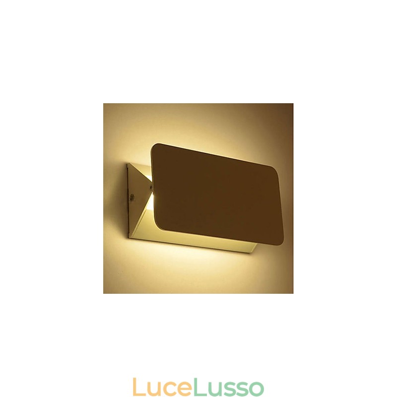 Lampada da parete moderna regolabile in alluminio per camera da letto, sala da pranzo, soggiorno, illuminazione interna, lampada da parete