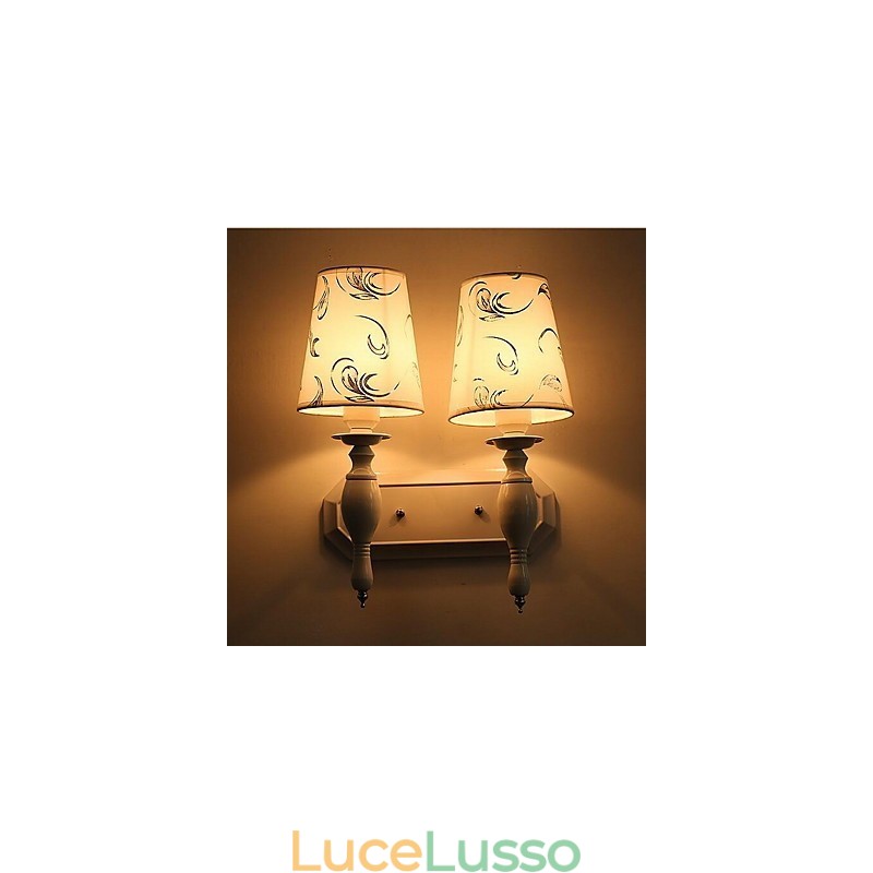 Applique da parete moderne e contemporanee con caratteristica elettroplaccata, luce da parete