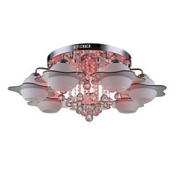 Telecomando 7 luci con luce da soffitto moderna blu rossa da montare a filo