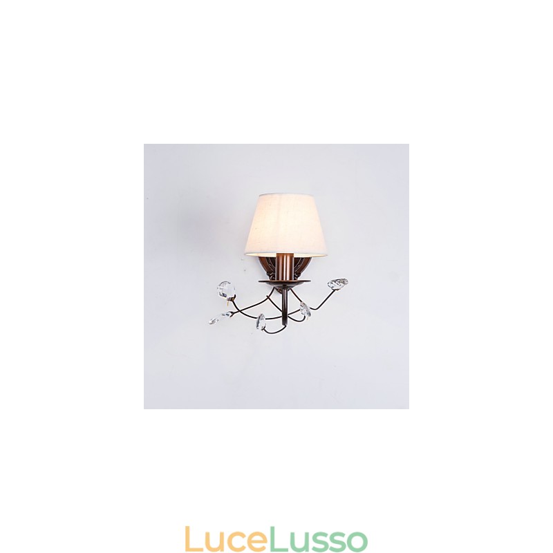 Applique da parete rustica in stile Lodge Country elettrolitica per mini applique da parete con luce ambientale