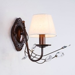 Applique da parete rustica in stile Lodge Country elettrolitica per mini applique da parete con luce ambientale