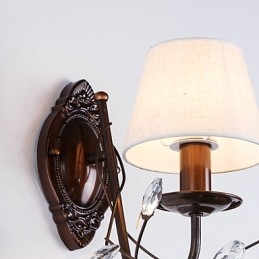 Applique da parete rustica in stile Lodge Country elettrolitica per mini applique da parete con luce ambientale